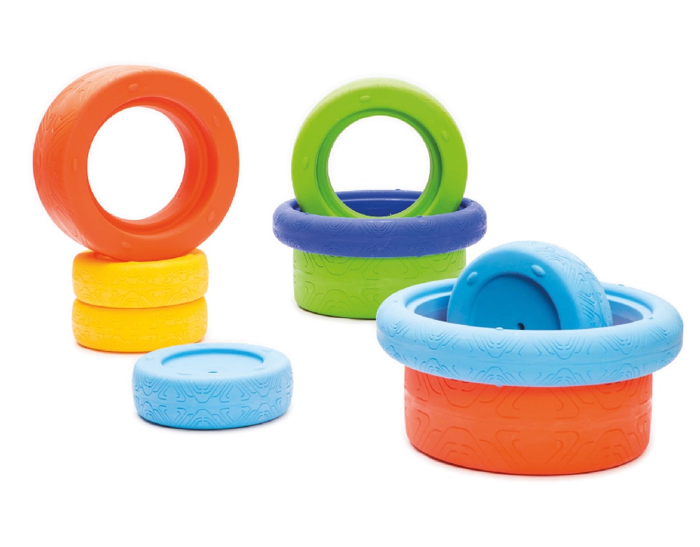 Eduplay motorische Reifen Set von 10 - Spielreifen für Kinder