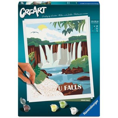 CreArt, Malen nach Zahlen Adults Trend - Iguazu Wasserfälle