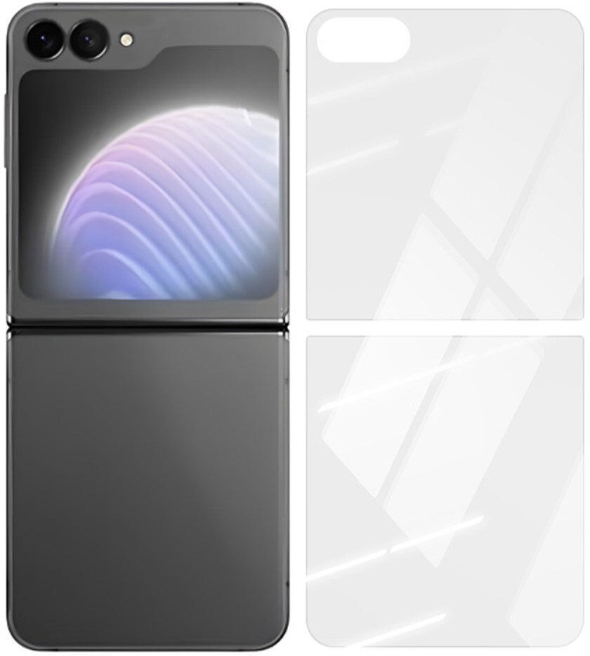 Samsung Galaxy Z Flip7 FE / Flip6 RURIHAI Beskyttelsesglas - Case Friendly - Gennmemsigtig