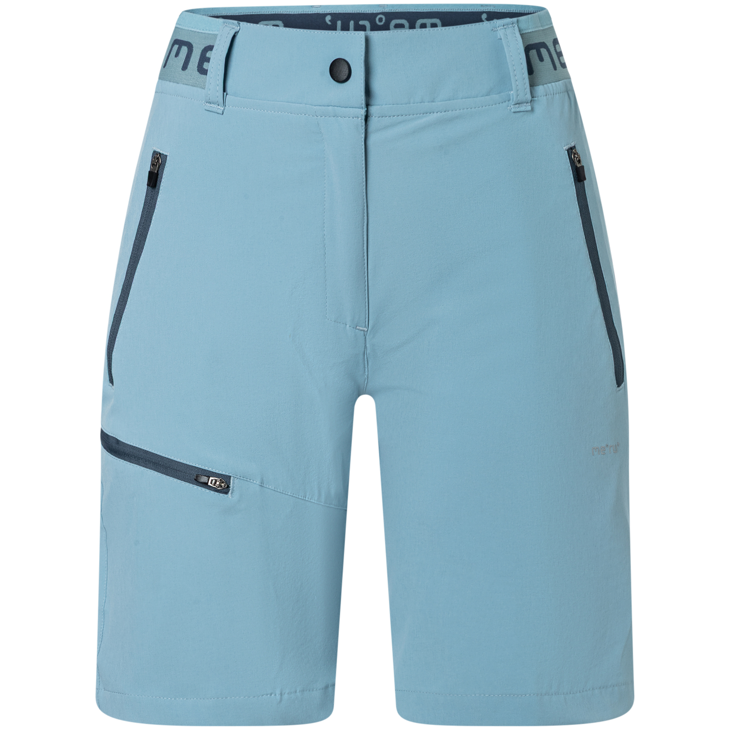 Bergzeit Basics Meru Lake Louise Damen Kurze Hosen blau Größe M Trekking Elastisch
