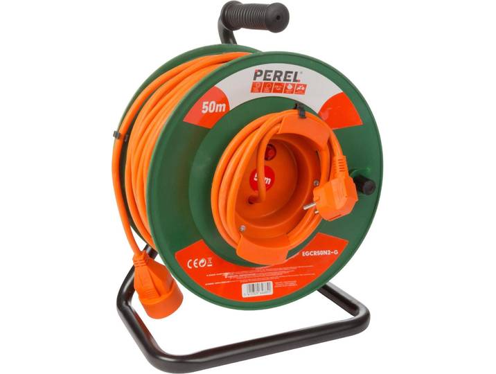 Enrouleur de câble de jardin 50 M - 3G1.5 Schuko