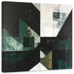 LEINWANDBILD 3D und geometrisch 50x50cm