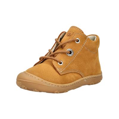 Lauflernschuh PEPINO "Pepino Halbschuhe Leder", Baby, Gr. 21, Leder, braun (mustard), Schuhe Lauflernschuh