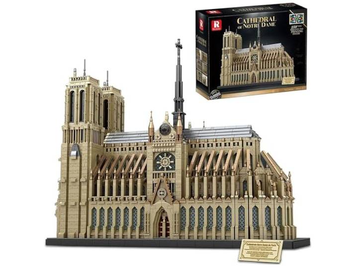 DOYAY 66016 Architecture Notre-Dame de Paris für Iego Architecture, Riesiges ModeII Klemmbausteine Bauset, 8868 Teile, Erwachsene, Nicht zusammenklappbar