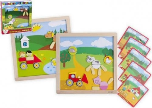 Bon'a Parte Mijn eerste dieren magnetisch puzzelspel
