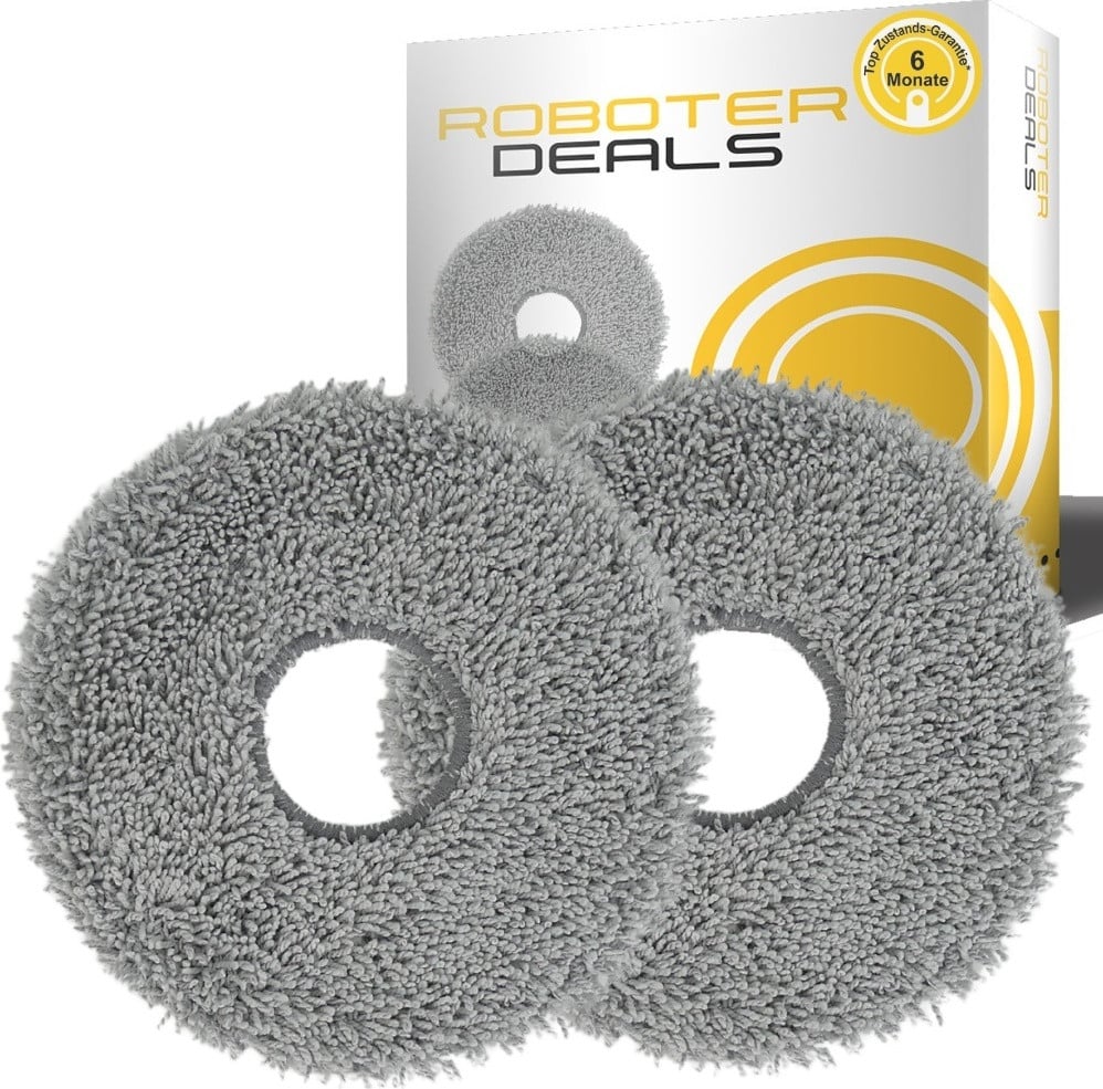 Set van 2 microvezel dweilpads en reservepads voor de Dreame L20 Ultra