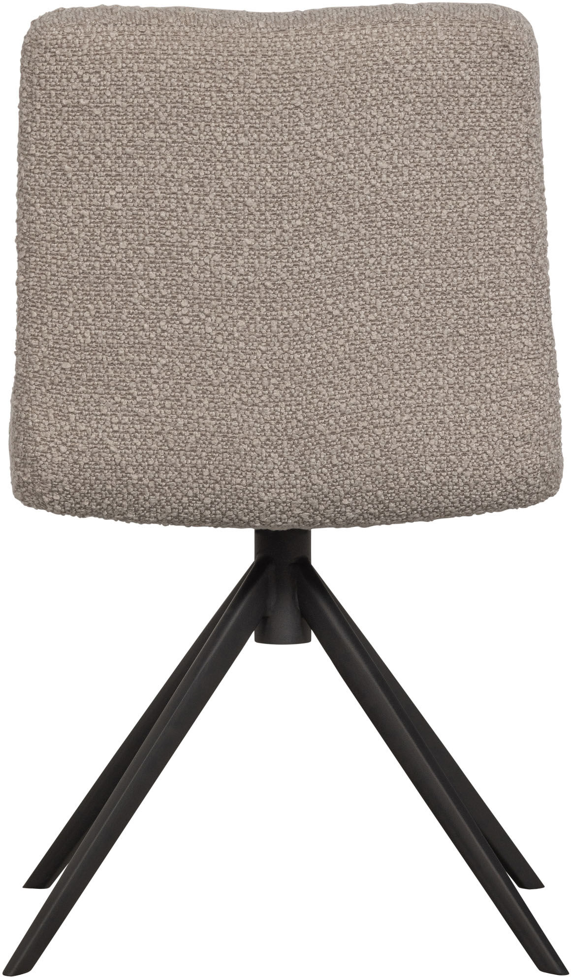 Drehstuhl WOOOD "Vinny Bouclé-Bezug mit Drehmechanismus, H 80 x B 48 x T 45 cm", beige (sand), B:48cm H:80cm T:45cm, Polyester, Stühle, Drehstuhl, Tragkraft 100 kg, Polyurethanschaum-Polsterung, Metallgestell sand B/H/T: 48cm x 80cm x 45cm, Strukturstoff