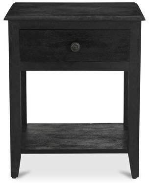 NADAAL STUDIOS Arden, Mango Wood Nightstand With Storage