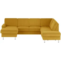 meinSofa Wohnlandschaft Mit verschiedenen Funktionen verfügbar Jana , gelb , Maße (cm): B: 309 H: 87 T: 235.0