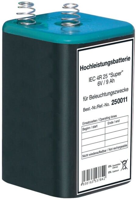 horizont Batterie bloc 6V/9Ah (250011E)