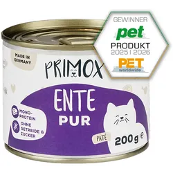 Primox Katzenfutter Ente Pur 6x200g 6x200 g