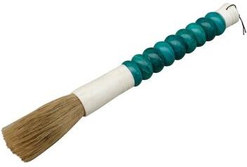 "Artissance 16"" Large Dark Blue Jade Abacus Calligraphy Brush"