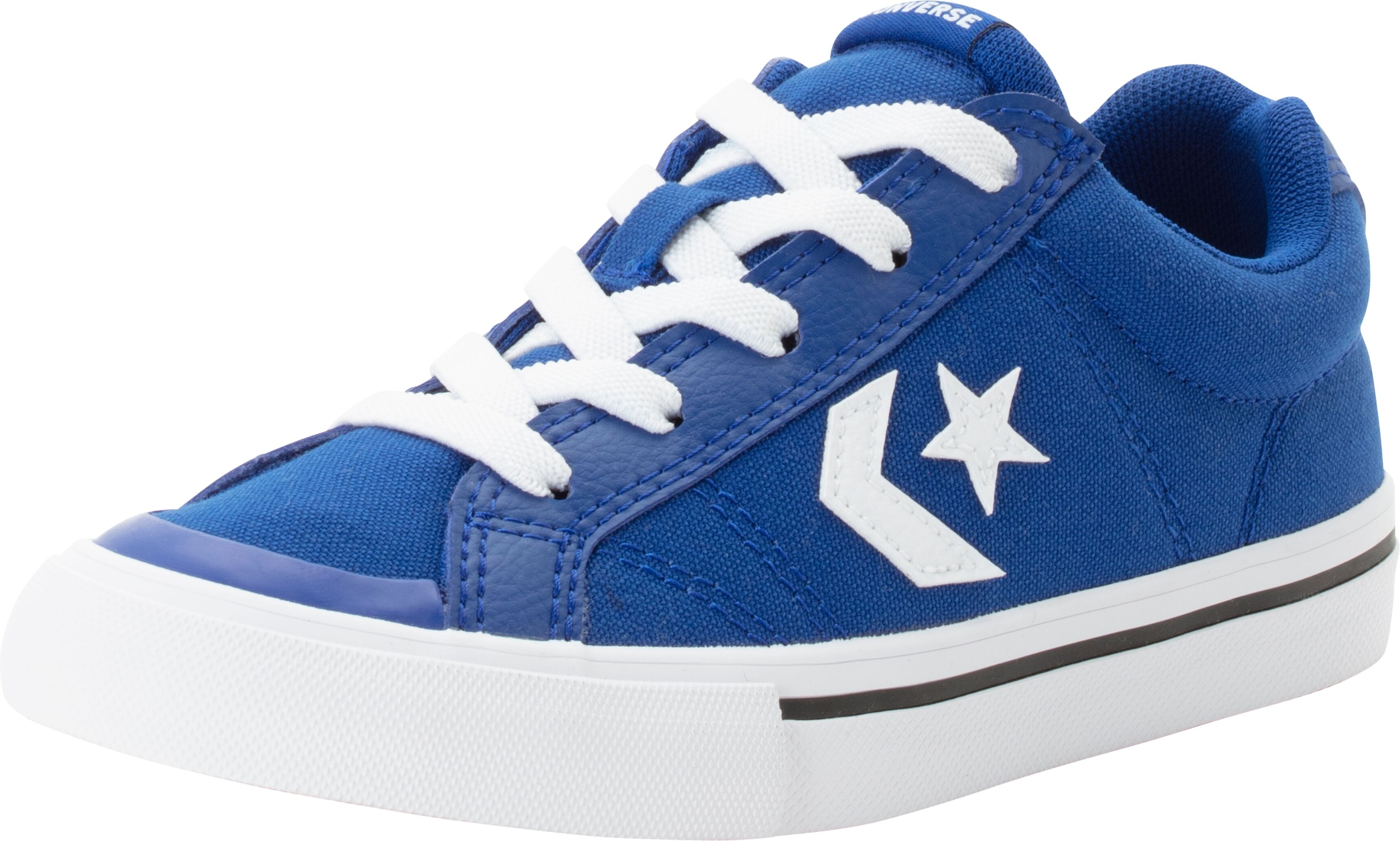 Sneaker CONVERSE "CONVERSE SPORT CASUAL EASY ON", Jungen, Gr. 30, weiss (blau, weiß, blau), Textil, Schuhe Sneaker blau, weiß, blau 30