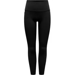 Only Play, Damen, Tights, Enger Schnitt Super-High Waist Leggings Sportleggings (XL), Schwarz