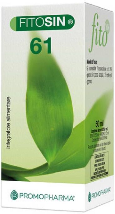 PROMOPHARMA SpA Fitosin 61 Gocce 50ml - Integratore Naturale per la Salute Gastrointestinale