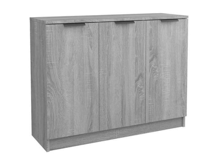 Buffet - ESTINK - Sonoma gris - 90 5x30x70 cm - Bois d'ingénierie - Buffet bas