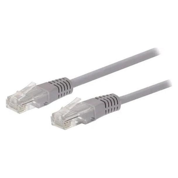 C-Tech Cable patchcord Cat5e, UTP, gray, 3m (UTP, CAT5e, 3 m) (8594125010911)