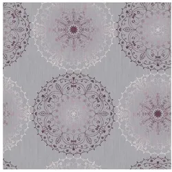 D-C-Fix, Tischdecke, Tischdecke Charlene 140 cm x 180 m, Grau (180 x 140 cm)