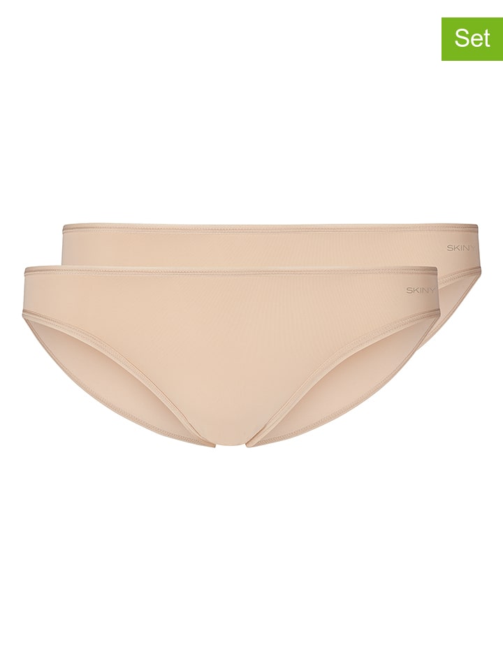 Skiny 2er-Set: Slips in Beige - 36