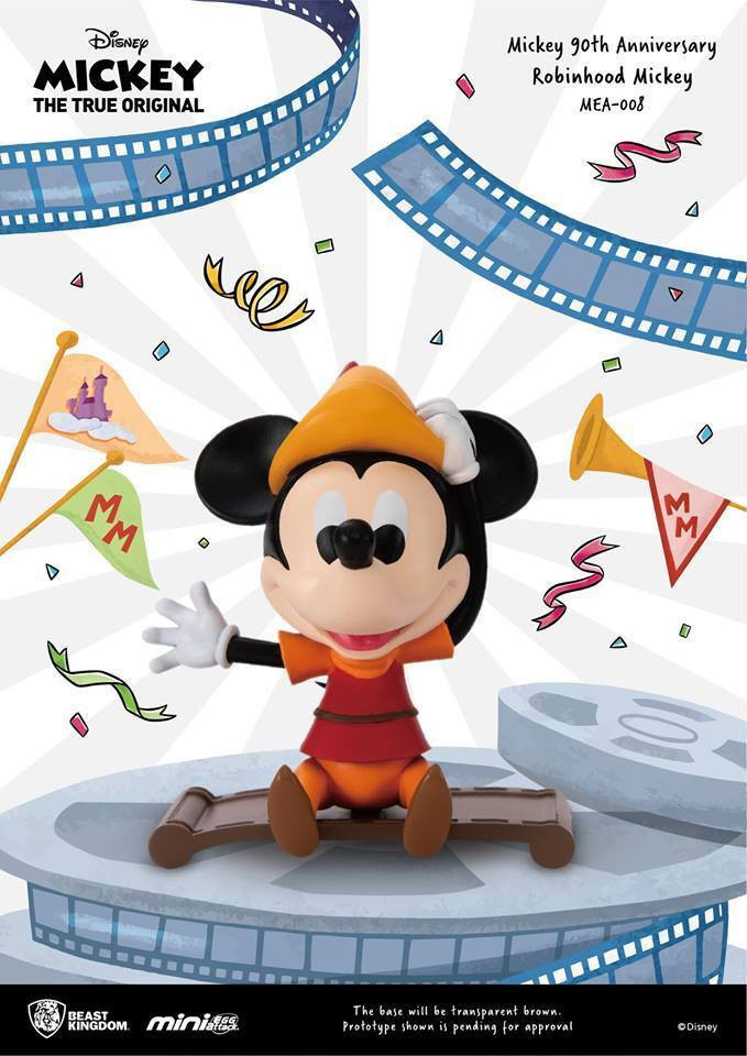 Beast Kingdom Toys Mickey Mouse Robin Hood Mickey Mini Egg Attack Figuur, 9 cm, BKDMEA-008-55861