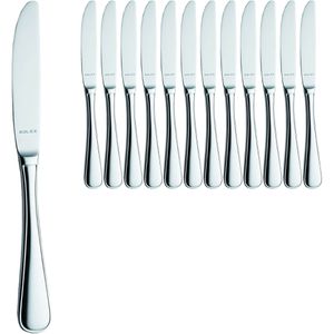 Solex Tafelmesser Selina 122084, Wellenschliff, 22,5 cm, Edelstahl 18/10, silber poliert, 12 Stück