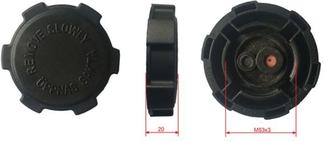 Thermotec Tappo di chiusura, serbatoio del refrigerante DBSC003TC