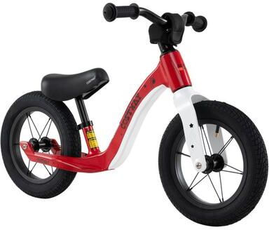 Costway 12-Inch Balance Bike with Adjustable Seat and Rotatable Handlebar for Over 36 Months Old-Red