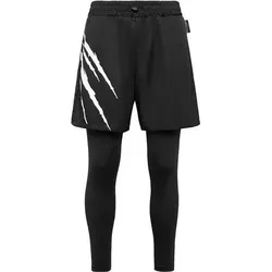 PLEIN SPORT Sportleggings SCRATCH, Größe 5XL in Schwarz 02