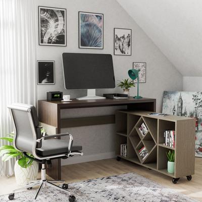Copper Grove Samtredia Chestnut Brown 47-inch Wood Modular Computer Desk