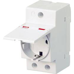 Hutschienen-Steckdose mit Klappdeckel ABB M1175C Grau 2CSM211000R0721