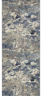 MDA Rugs Olympia Collection Blue/Gray Abstract Transitional Design Area Rug