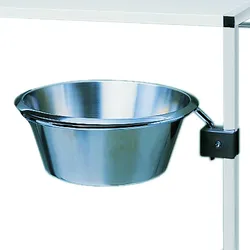 Abwurfschale Ø 320 mm aus Edelstahl für Vielzweckwagen Variocar und 08/16