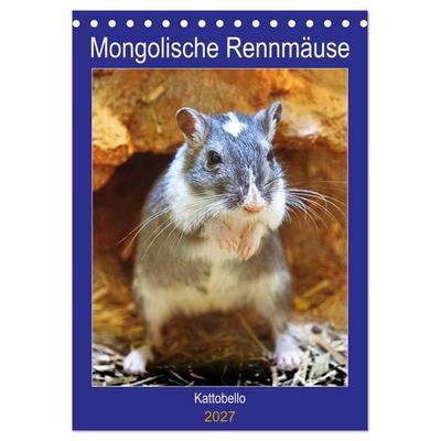 Mongolische Rennmäuse (Tischkalender 2027 DIN A5 hoch), CALVENDO Monatskalender