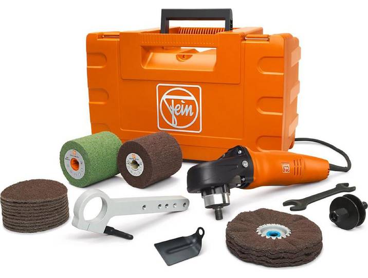 Set de polissage 1200W WPO 14-25 E acier inoxydable en coffret - FEIN - 72214950010