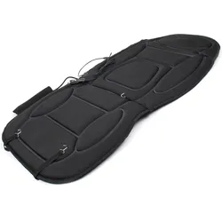 Wiltec, Autositzbezüge, Massageauflage Auto Wärmefunktion 5 Motoren Massagematte Betrieb mit 12V