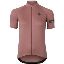 Agu, Damen, Velotrikot, Core Jersey SS Essential Brown Flux (XS), Braun, XS