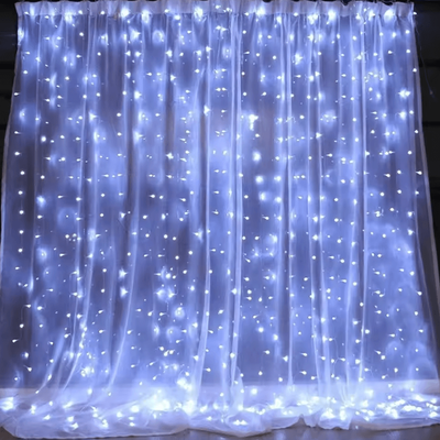 Inspire Curations USB Hanging Fairy Lights With Remote Control white 6mx3m 600led