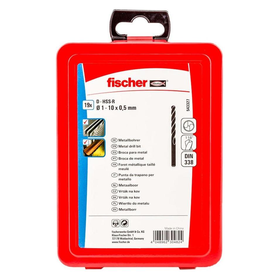 Fischer Satz Bohrer Ms Metall (19 Stücke) (46141494)