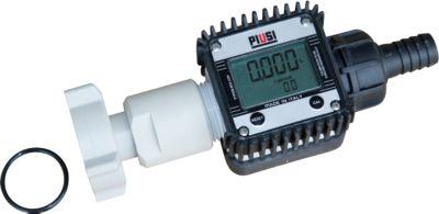 Digitaler Durchflusszähler K24 für CEMO Fasspumpen ECO-1 für AdBlue®, mit Anbauverschraubung und Schlauchanschlussstück DN 19
