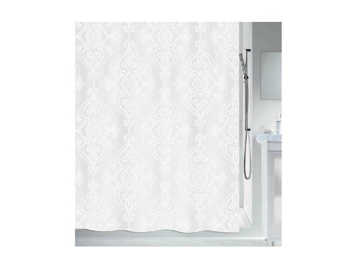 Duschvorhang SPIRELLA Rivoli 180 x 180 cm , weiss (weiß), B:180cm H:180cm, Polyester, Duschvorhänge, Duschvorhang