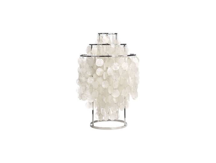 Verpan - Lampe de table Fun - Blanc - Nacre - Designer Verner Panton
