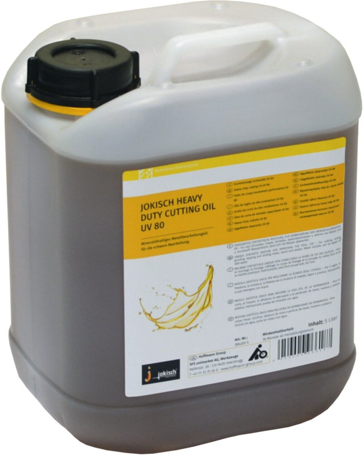 Jokisch Hochleistungs-Schneidöl mineralölfrei UV 80, Inhalt: 5 l ; Jokisch Fluids (7000204)