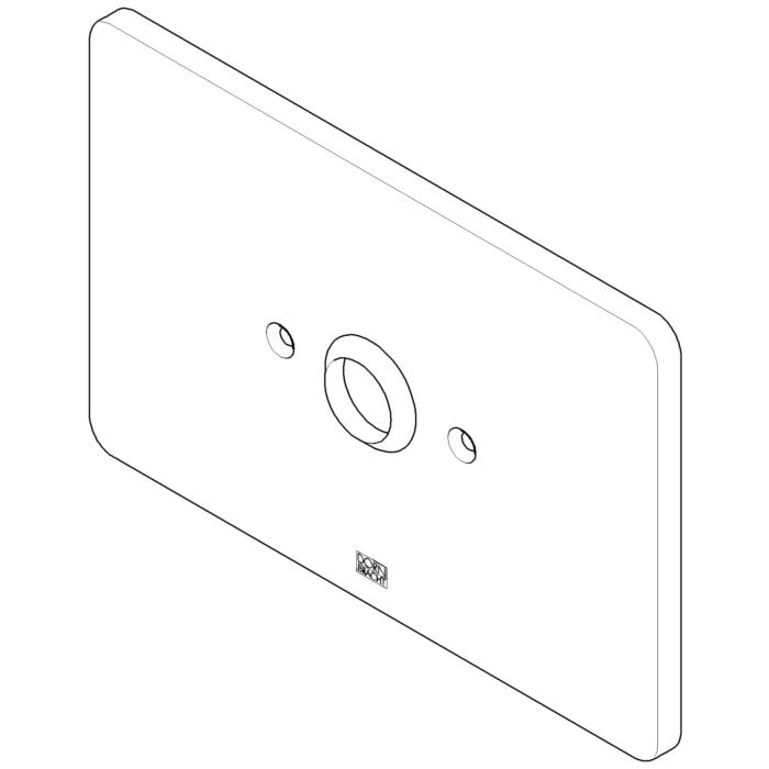 Dornbracht Abdeckplatte, PBV kpl 90110109000-00 chrom