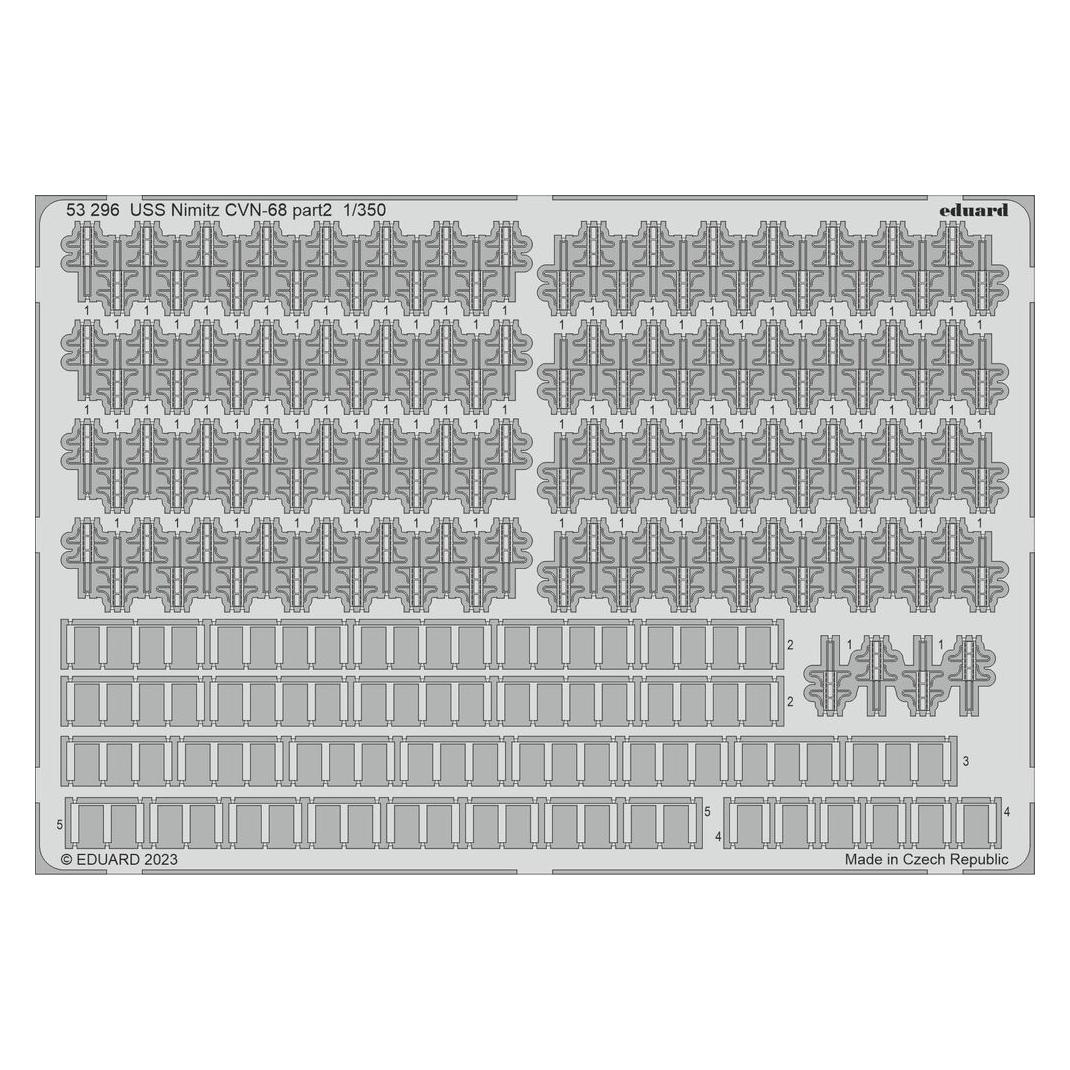Eduard USS Nimitz CVN-68 part 2 1/350 TRUMPETER (53296)