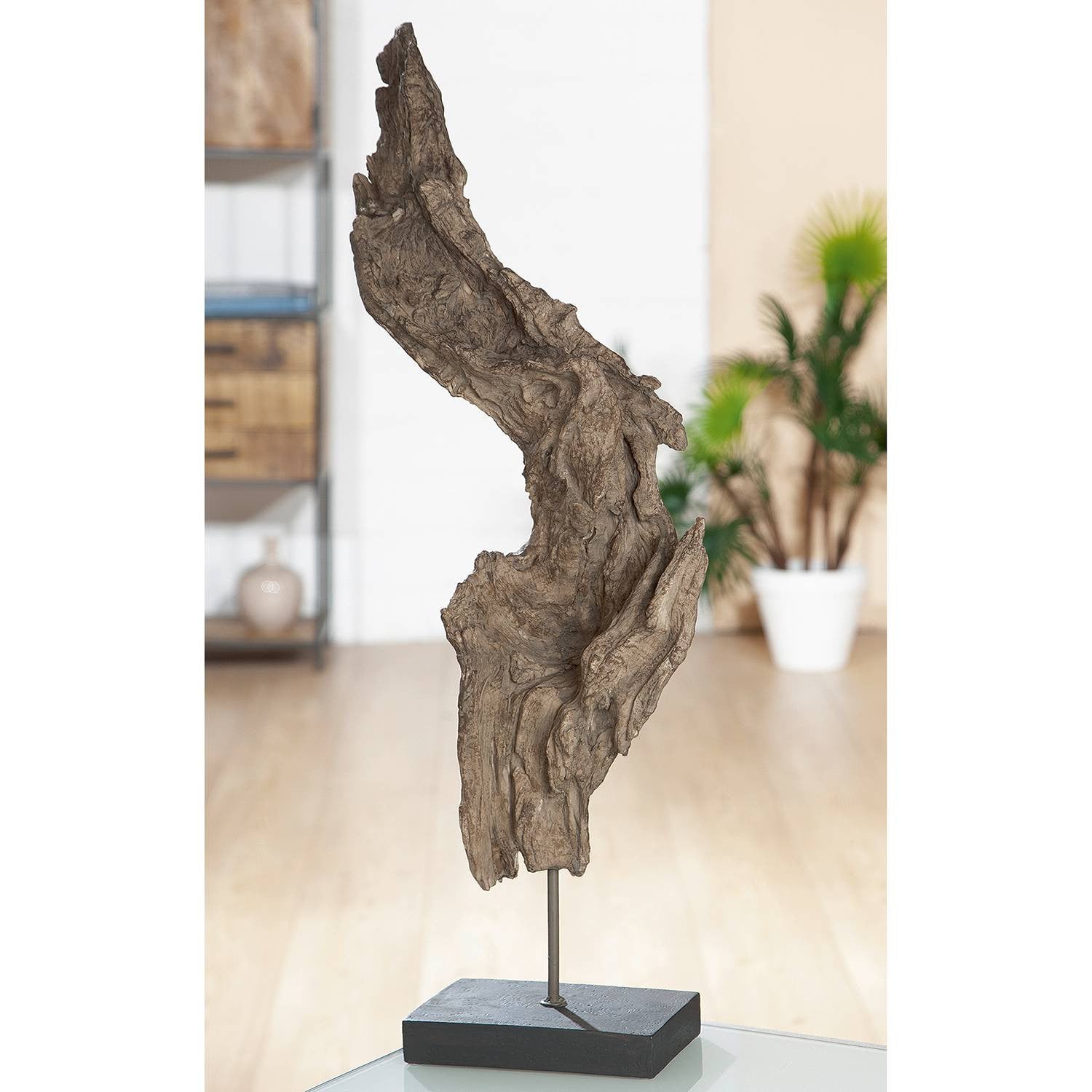 home24 Sierobject Boomwortel Bruin B: 27 cm, D: 69 cm, H: 17 cm