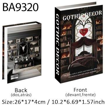Uplift Essentials Ukiyo e Lucky Cat Decorative Storage Book Luxury Openable Fake Book For Japanese Room & Table Decor style 12