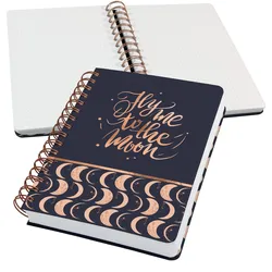 SIGEL Notizbuch Jolie® ca. DIN A5 punktraster 240 Seiten - fly me to the moon