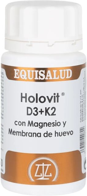 Equisalud Holovit Vegan D3+K2 Con Magnesio 50 Caps