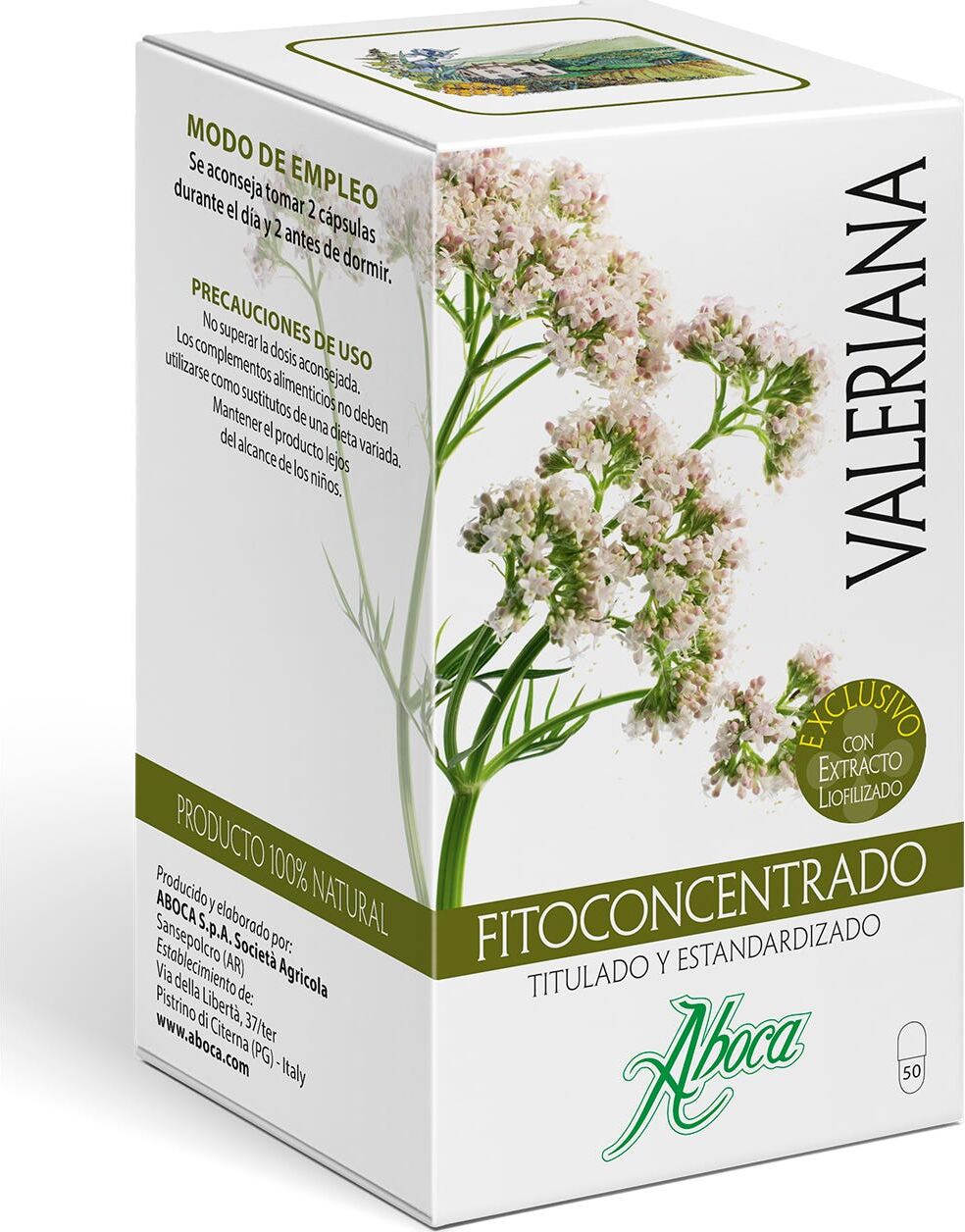 Aboca Fitoconcentrado Valeriana 50 caps