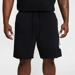 NIKE Herren Shorts M NK CLUB ALUMNI FT SHORT, Größe XXL in Schwarz Schwarz